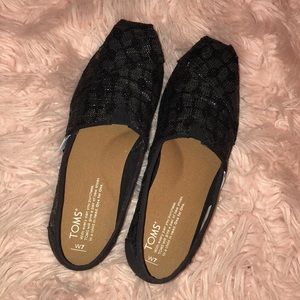 Toms (Black Sparkles)